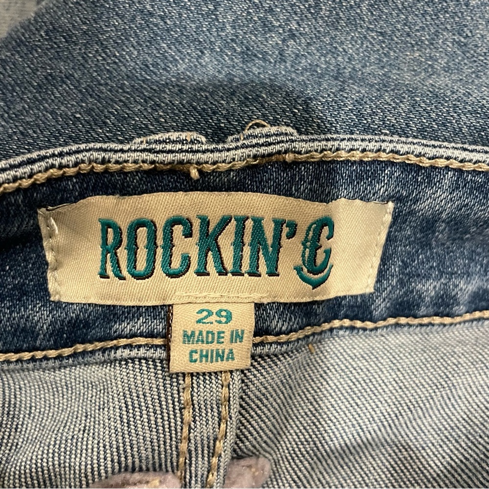 Cavender’s Rockin C Medium Wash Flare Jeans - Picture 8 of 9